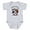 Heather Gray, variant on CafePress - Back To School - Cute Infant Bodysuit Baby Romper - Size Newborn - 24 Months