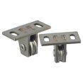 thumbnail image 2 of Pulley Block Carbon Steel Pulley Single Bearing Fixed Pulley Material Handling 2PCS, 2 of 9