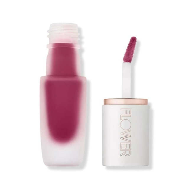 Lápiz labial mate suave Perfect Pout - Fig de Flower Beauty para mujeres - Lápiz labial de 0,18 oz