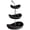 Black, variant on Modern 3 Level Cherries Themed Serving Platters Ideal For Entertaining Guests
