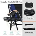 thumbnail image 3 of Sophia&William Outdoor Oversized Padded Zero Gravity Chairs Set of 2 - Navy Blue, 3 of 7