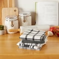 thumbnail image 3 of Asst Black Woven Dishtowels (Set of 5), 3 of 3
