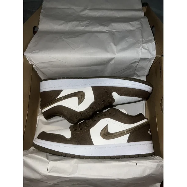 Ni - ke Size 10 W / 8.5 M | Ni - ke Air Jordan 1 Low SE Light Olive Green RARE | DV0426-301