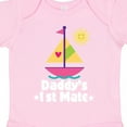 thumbnail image 4 of Inktastic Daddys First Mate Girls Nautical Sailboat Girls Baby Bodysuit, 4 of 5