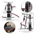 thumbnail image 4 of Soozier Multi Home Gym Equipment, Station d'entraînement avec 99lbs Weight Stack, 4 of 9
