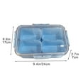 thumbnail image 3 of Multi-Compartment Food Storage Box | Portable Spice & Snack Organizer for Camping, Picnics & Lunch | Airtight Bento & Fruit Container, 3 of 5