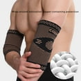 thumbnail image 3 of Copper Elbow Braces, Compression Support for Men & Women (Pair) - Ideal for Tennis, Golf, Weightlifting M, 3 of 9