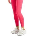 thumbnail image 3 of ID Ideology Women's High Waist Side Pocket 7/8 Length Leggings Pink Size X-Large, 3 of 3