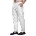 thumbnail image 3 of Atasi Solid Adjustable Ethnic Bottom Pant For mens Dupion Readymade Pajama, 3 of 5