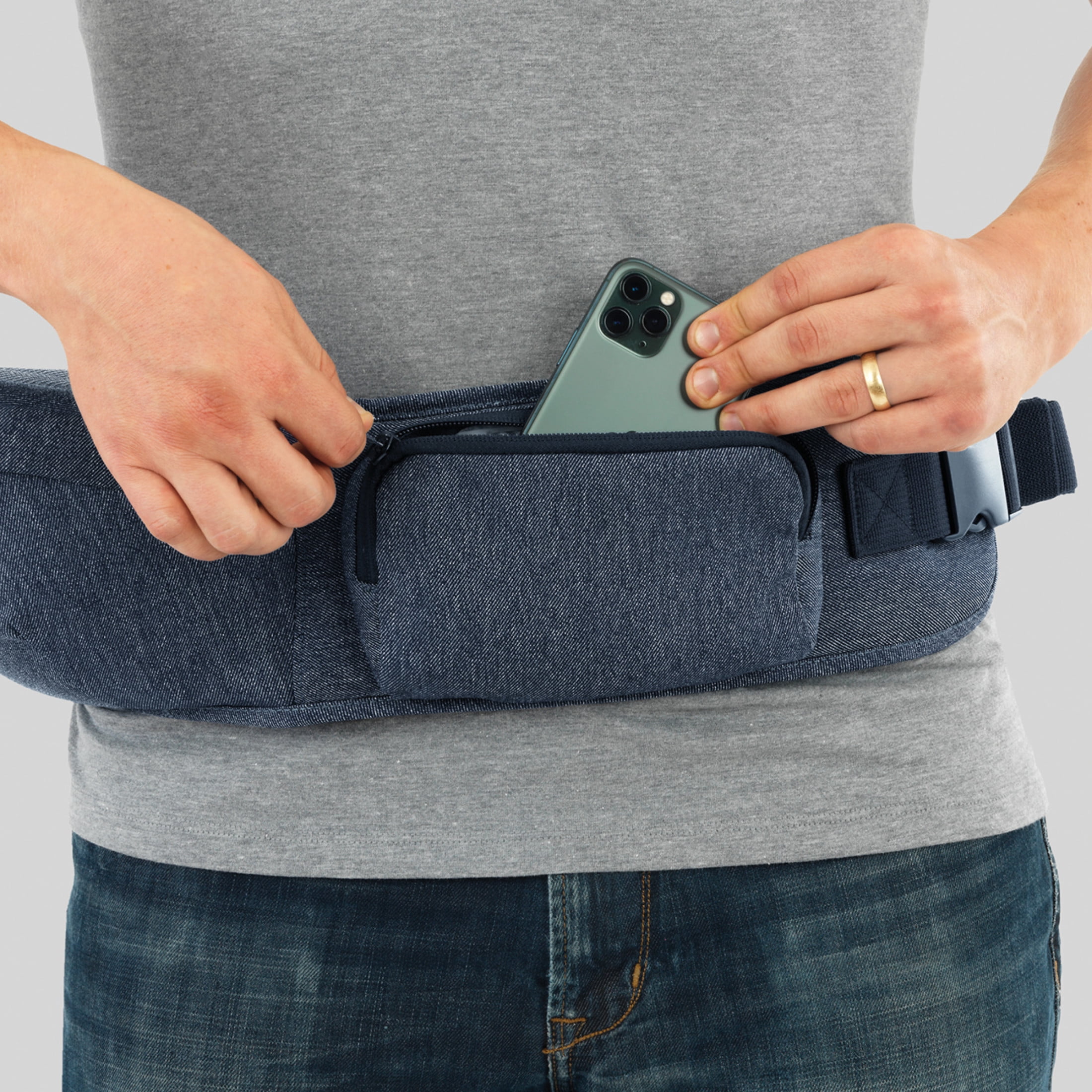 Chicco SideKick Hip Seat Baby Carrier - Denim (Blue), New