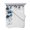 Blue, variant on Navy Blue Spring Floral Full Size Down Alternative Comforter, Lightweight Comforter Quilt Bedding Set with Pillow Shams Farmhouse Butterfly All Seasons Bed Comforter Duvet Insert 78"x90"