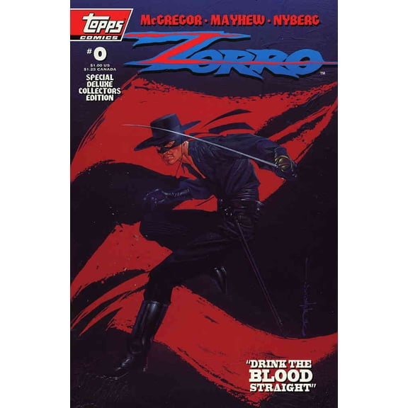 Zorro (Topps) #0 Deluxe VF ; Topps Comic Book
