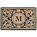 thumbnail image 3 of Nedia Home O2319M 22 x 36 Po Heavy Duty Coco Mat Monogrammé M, 3 of 4
