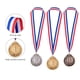 thumbnail image 4 of Favide 24 Piezas Medallas de Premio de Bronce de Oro y Plata Medallas de Ganador Premios de Bronce de Oro y Plata para Competiciones Fiesta Estilo Olímpico 2 Pulgadas, 4 of 5