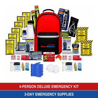 Ready America 70080 1 Person Emergency Kit (3 Day Tote) - Walmart.com