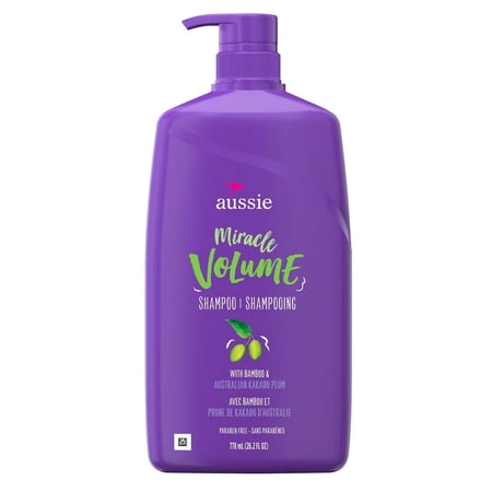 Aussie Shampoo Miracle Volume 26.2oz Pump (Pack of 2)