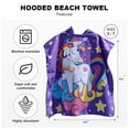 thumbnail image 2 of 0-7T Beach Towel with Hood Boys Girls Hooded Towels Bath Robe for Toddler/Little Kids 24" x 48", 2 of 5