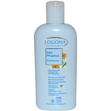Logona Natural Body Care Baby & Kids Products, Calendula Baby Bath, 6.8 oz