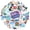 3A-50pcs, variant on 35pcs-50pcs Weather Stickers DIY Stickers Cozy Winter Stickers Kids Stickers for Suitcase Fridge