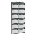 thumbnail image 6 of Hadanceo Door Hanging Bag with Large Mesh Pockets Large Capacity Easy Installation Closet Hanging Shoe Rack Sundries Organizer Black, 6 of 8
