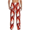 thumbnail image 3 of Xecao Fire Symbols Men's Straight Lounge Pajama Pants: The Ultimate in Comfortable Sleepwear, 3 of 9