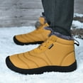 Autumn and winter hotselling men's velvet cotton warm snow boots lazy