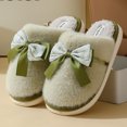 thumbnail image 3 of Zapatillas de algodón de felpa para el hogar de otoño e invierno, felpa con lazo de estilo nacional, fondo cómodo y suave, zapatillas cálidas de confinamiento para parejas, hombres y mujeres, 3 of 5