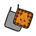thumbnail image 2 of Fall Leaf on Gingham Pair of Pot Holders, 2 of 3