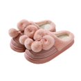 thumbnail image 2 of KANG Cozy Winter Slippers For Suede Bow Design Indoor Shoes With Comfortable Toe Coverage For Her And Couples, 2 of 7