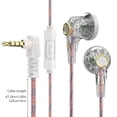 thumbnail image 3 of Mikilon Headphones, Wired Earphones Flat Earbuds Wired Control With Microphone Music And Sports 16mm Dynamics Flat Earbuds, 3 of 9