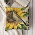 thumbnail image 3 of YINGXI  Summer Pillow Covers Hummingbird Sunflower Throw Pillow Covers Summer Farmhouse Cushion Case Decor for Sofa Couch 22x22in, 3 of 5