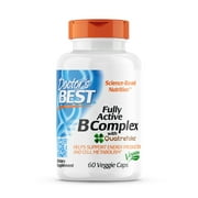Doctor's Best Fully Active B Complex, Non-GMO, Gluten Free, Vegan, Soy Free, Supports Energy Production, 30 Veggie Caps
