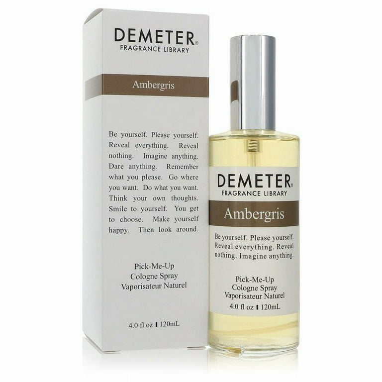 Demeter Ambergris Pick Me Up Cologne Spray (Unisex) By Demeter - 4 oz Demeter Ambergris Pick Me Up Cologne Spray (Unisex) By Demeter - 4 oz