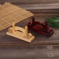 thumbnail image 1 of YAOMOBB Fan Frame Base Retro Style Folding Stand Smooth Edge High Stability Wooden Frame Base Display Tool Desktop Decoration, 1 of 6