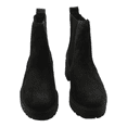 thumbnail image 3 of TIMBERLAND Womens Black Goring Chelsea Courmayeur Valley Round Toe Block Heel Leather Boots 8 M, 3 of 6