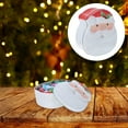 thumbnail image 4 of Gymnture christmas Christmas Candy Tin Gift Boxes: Santa Claus Shape Ginger Tins, 4 of 11