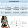 thumbnail image 3 of EHRWE Women High Waisted Bikini Sexy Push Up Two Piece Swimsuits Vintage Swimsuit Two Piece Retro Ruched High Waist Print Bikini Set Light Blue, Sizes S-2XL, 3 of 5