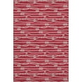 thumbnail image 2 of Addison Rugs Mayfield Washable Coastal Rope Red Rectangle Rug, 2'6" x 3'10", 2 of 6