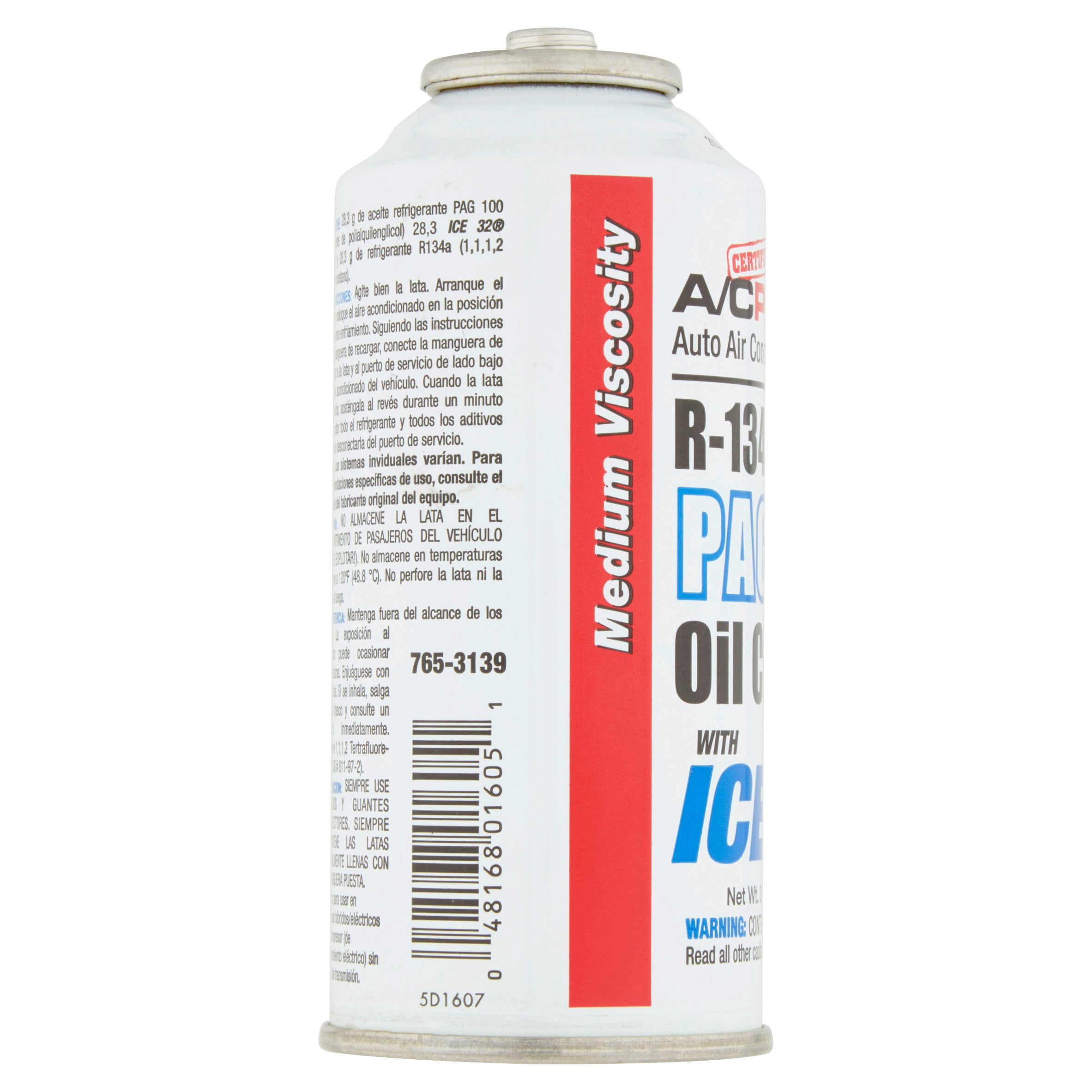 A/C Pro Automotive Air Conditioning Refrigerant R-134a PAG 100 with Ice 32 Oil Charge, 3 oz