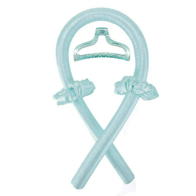 Serre-tête pour Boucler les Cheveux, Rubans pour Rouleaux Capillaires Réutilisables Coiffants 4 Pcs pour Dormir Noir, Vert Menthe, Gris, Bleu Ciel, Champagne