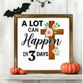 thumbnail image 2 of Set De Decoración De Pared Para Halloween 20 X 20 Cm Decoración De Mesa De Madera | 7 Diseños Caprichosos (Calabazas/Espectros) Ligero 150 G (El Diseño Varía), 2 of 4