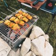 thumbnail image 4 of Amdohai Poêle de Camping Pliable Barbecue Gril Poêle BBQ en Acier Inoxydable Poêle à Bois Gril de Randonnée et Pique-Nique Extérieur, 4 of 8