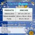 thumbnail image 4 of Juego De Sabanas King Size Microfibra Amplias Con Diseño NubiSuave  Estampado, 4 of 6