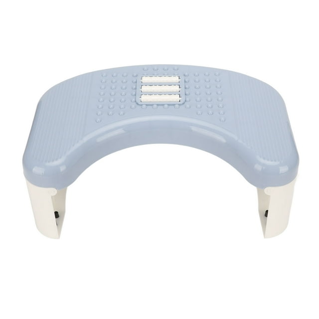 Potty Stool, Toilet Stool Relax Feet Foldable Portable Antislip For Bathroom Blue,White