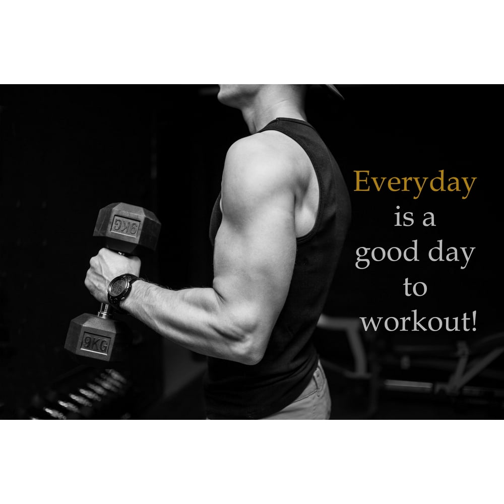 EzPosterPrints Bodybuilding Men  Girl Fitness  Workout  