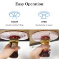 thumbnail image 4 of Abridor de tarros – Abridor de botellas y tapa de tarro original debajo del gabinete, abridor de tarros para manos débiles y personas mayores con artritis, 4 of 5