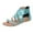 Blue, variant on Anuirheih Flatform Sandals for Women, Rhinestone Hollow Back Zipper Comfort Woven Cutout Open Toe Non-slip Sandals for Beach Dress(Light-pink)
