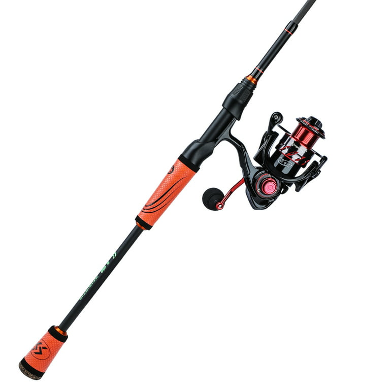 Sougayilang Spinning Fishing Rod and Reel Combo 4 Section Pole and 13＋1BB  Fishing Reel with Aluminum Spool