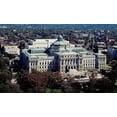 thumbnail image 2 of Highmith, Carol 14x10 White Modern Wood Framed Museum Art Print Titled - View of the Library of Congress Thomas Jefferson Building from the U.S. Capitol dome, Washington, D., 2 of 4