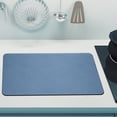 thumbnail image 4 of Tapete protector para encimera de cocina Ywbawe, tapete absorbente de tierra de diatomeas suave, escurridor de tazas y platos, reposapalillos, tapete de drenaje antideslizante para una fácil limpieza, 4 of 8